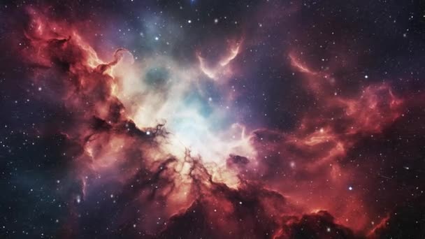 Espacio Exterior Con Galaxias Estrellas Imágenes Alta Calidad — Vídeos de Stock