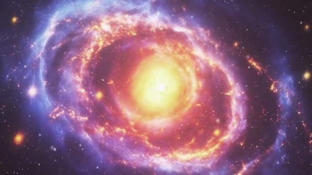 Galaktik Merkez Uçuş Yüksek Kalite Görüntü — Stok video