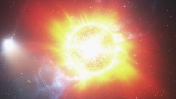 Supernova Stern Sternenausbau Hochwertiges Filmmaterial — Stockvideo