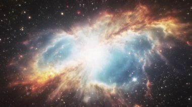 Uzay arka planında galaksiler ve uzay tozları var. Hem dikey hem de yatay olarak kullanılabilir. Yüksek kalite 4k görüntü
