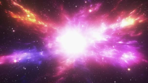 은하와 세계의 놀라운 우주는 우주를 여행합니다 고품질 — 비디오