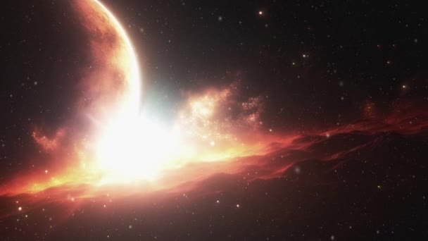 Suprafața Unei Planete Necunoscute Înregistrare Înaltă Calitate — Videoclip de stoc