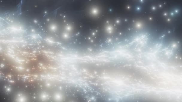 Відео Анімація Космічного Пилу Газу Високоякісні Кадри — стокове відео