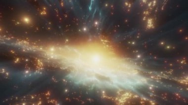 Uzayda uçmak. Yüksek kalite 4k görüntü
