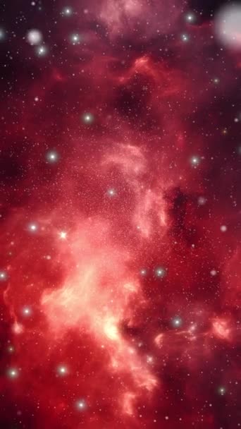 宇宙垂直星系背景 高质量的镜头 — 图库视频影像