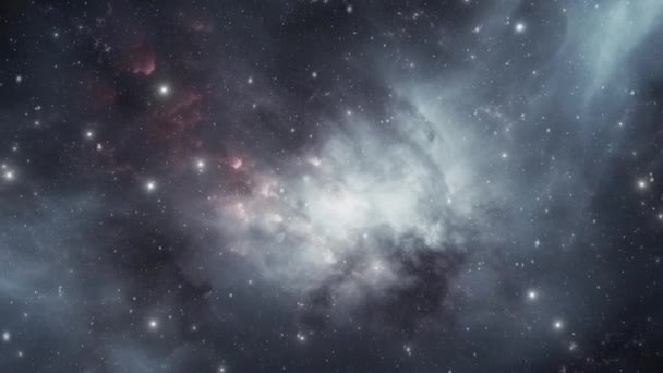 Dark Outer Space Stars Dust High Quality Footage — Stock Video
