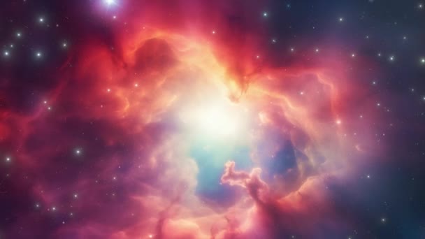 Studium Und Erforschung Des Weltraums Neue Unbekannte Galaxien Hochwertiges Filmmaterial — Stockvideo