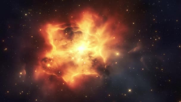 星云的宇宙背景 高质量的4K镜头 — 图库视频影像
