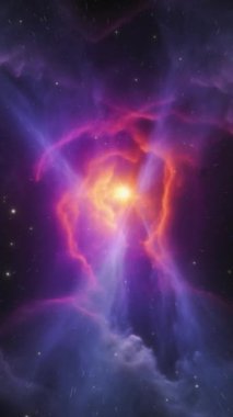 Süpernova 'dan bir galaksi. Kozmik nebula. Yüksek kaliteli görüntüler