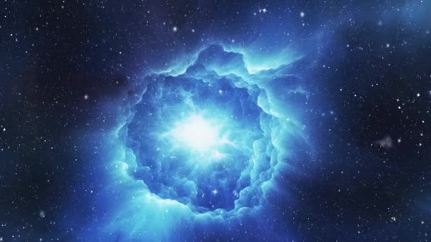Expansión Del Universo Vuelo Centro Galaxia Imágenes Alta Calidad — Vídeo de stock
