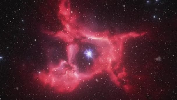 Επέκταση Του Σύμπαντος Πτήση Προς Κέντρο Του Γαλαξία Υψηλής Ποιότητας — Αρχείο Βίντεο
