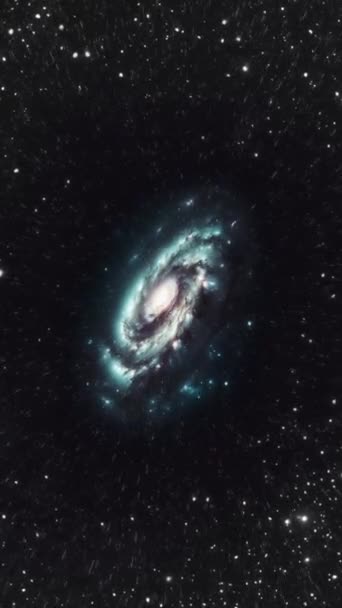 Viaje Través Del Cosmos Corazón Galaxias Distantes Imágenes Alta Calidad — Vídeos de Stock