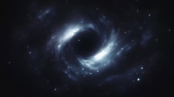 Космический Фон Галактикой Космическая Пропасть Высококачественные Кадры — стоковое видео