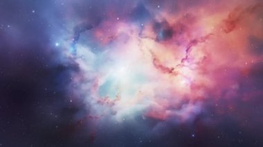 Güzel bir alan arkaplanı. Yıldızlar arasındaki boşluk. Yüksek kalite 4k görüntü