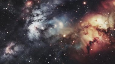 İnanılmaz galaksiler ve kozmik manzaralar. Yüksek kalite 4k görüntü