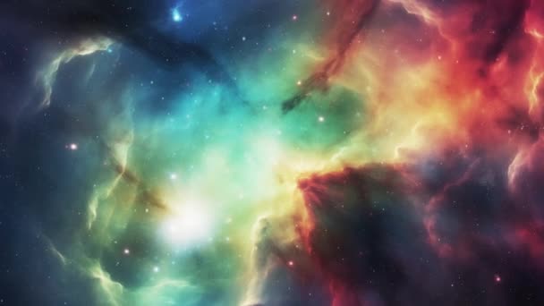 Όμορφο Διαστημικό Υπόβαθρο Διάστημα Μεταξύ Των Αστεριών Υψηλής Ποιότητας Πλάνα — Αρχείο Βίντεο