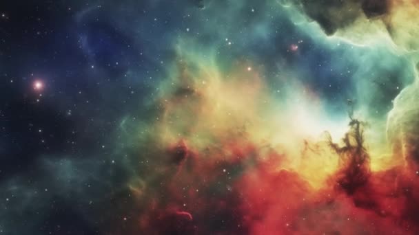 Kosmisk Dimension Resa Till Andra Änden Universum Högkvalitativ Film — Stockvideo