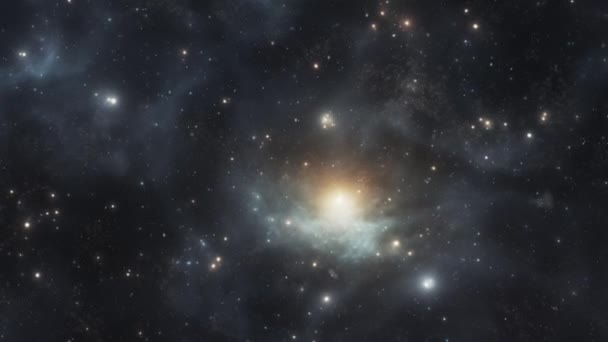 Kozmik Boyut Evrenin Diğer Ucuna Bir Yolculuk Yüksek Kalite Görüntü — Stok video