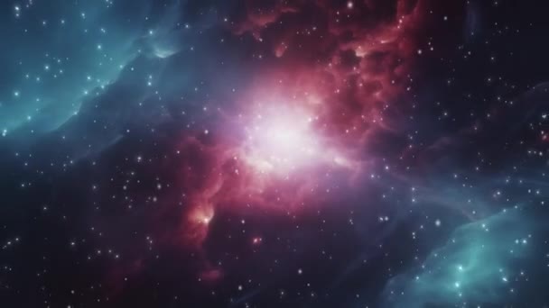 Ένα Καταπληκτικό Διαστημικό Τοπίο Ένα Σουπερνόβα Εκρήγνυται Υψηλής Ποιότητας Πλάνα — Αρχείο Βίντεο