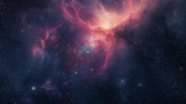 Cosmic Nebulae Deep Space High Quality Footage — Stock Video