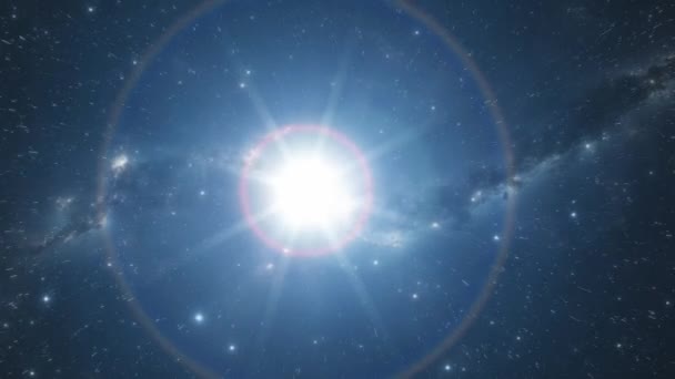 超新星は別の銀河で明るく輝いている 高品質の4K映像 — ストック動画