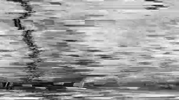 Видеоэффект Белого Шума Глюка Высококачественные Кадры — стоковое видео