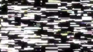 Beyaz arka planda siyah, beyaz ve renkli çizgiler arıza şeklinde. Yüksek kalite 4k görüntü