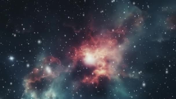 Voar Pelo Espaço Pano Fundo Universo Imagens Alta Qualidade — Vídeo de Stock