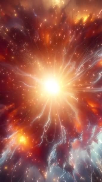 Centrul Galaxiei Explozie Mare Imagini Înaltă Calitate — Videoclip de stoc