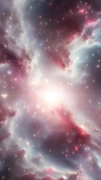 아름다운 은하의 배경입니다 품질의 — 비디오