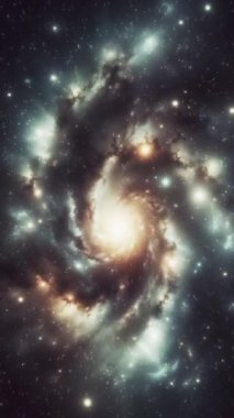 Kozmik arka plan. Galaksiye uçuş. Yüksek kalite 4k görüntü