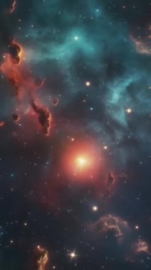Kozmik arka plan. Galaksiye uçuş. Yüksek kalite 4k görüntü