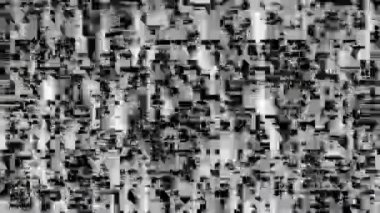 Bozuk bir televizyonun arıza etkisi. Görsel efektler ve arka plan olarak kullanılması için video. Yüksek kalite 4k görüntü