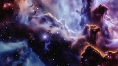 Uzay ve büyük galaksi. Yüksek kalite 4k görüntü