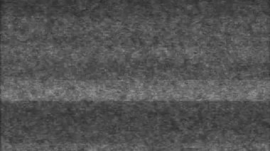 Bozuk bir televizyonun arıza etkisi. Görsel efektler ve arka plan olarak kullanılması için video. Yüksek kalite 4k görüntü