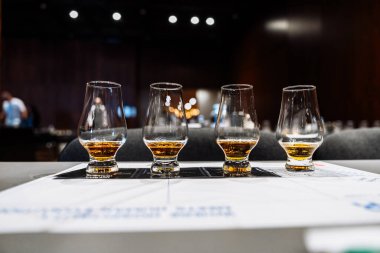 Katılımcılar kokteyl hazırlarken eşsiz içeceklerin tadını çıkarıyorlar.