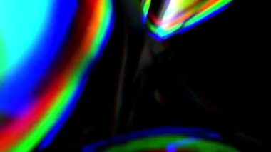 Canlı renkler kıvrılır ve büyüleyici bir soyut görüntüde harmanlanır.