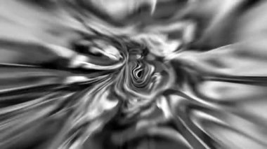 Canlı renkler karanlığa karşı soyut bir görüntüde harmanlanır ve sarmal olur.