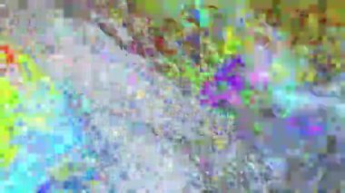 Renklerin dinamik etkileşimi büyüleyici görsel desenler yaratır.