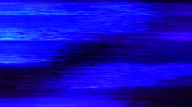 Dijital arkaplanda büyüleyici mavi arıza sanatına bakın.