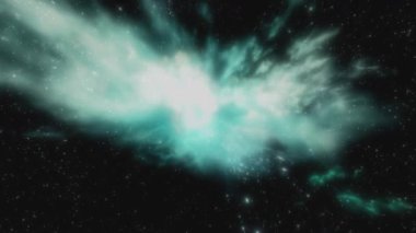 Uzayın derinliklerinde, yumuşak efektlerle parlayan bir nebulanın güzelliğini hissedin..