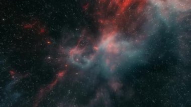 Güzel renklerle dolu kozmik bir arka planın sakinliğini hisset..