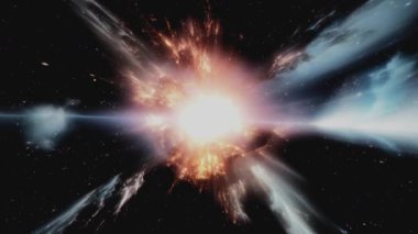Çarpıcı bir kozmik enerji ve ışık patlaması yaşayın..