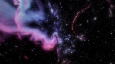 Titreyen bulutlar ve yıldızların çarpıcı kozmik manzarasını keşfedin..