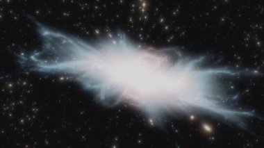 Çarpıcı renkli ve dönen toz bulutlarından oluşan bir galaksi keşfedin..