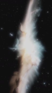 Derin uzayda canlı kozmik bulutları ve parlak yıldızları tecrübe edin..