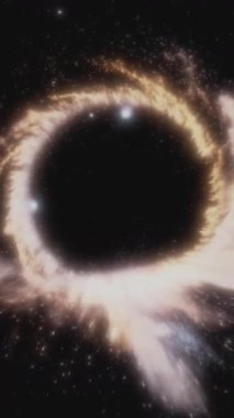 Evrende dönen renklerin ve parlak yıldızların güzelliğini hissedin.