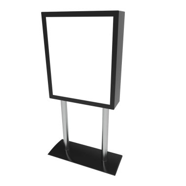 3 boyutlu reklam panoları oluşturuldu.