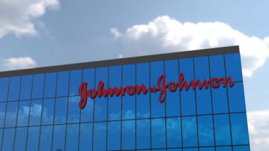 Johnson ve Johnson Şirketi 'nin Logosu 4K' da.