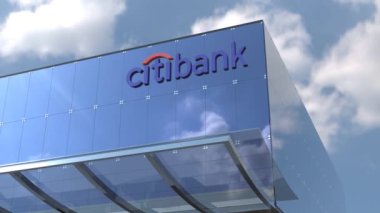 Citibank 4K bir şirket binasının yayın görüntüsü
